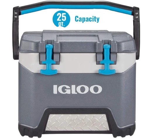 Igloo BMX 25 Quart Cooler for beginner camp food storage.