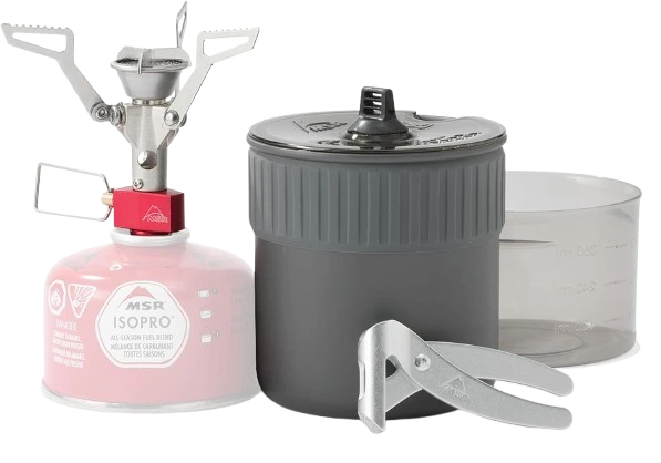 MSR PocketRocket 2 Mini Stove Kit for compact camp cooking and boiling water.