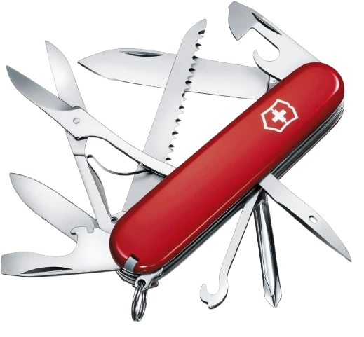 Victorinox Fieldmaster Swiss Army knife in red